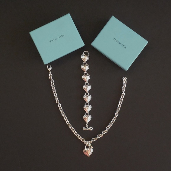 Tiffany & Co. Jewelry - FINAL 💲 DROP Tiffany & Co SET RETIRED Heart Key